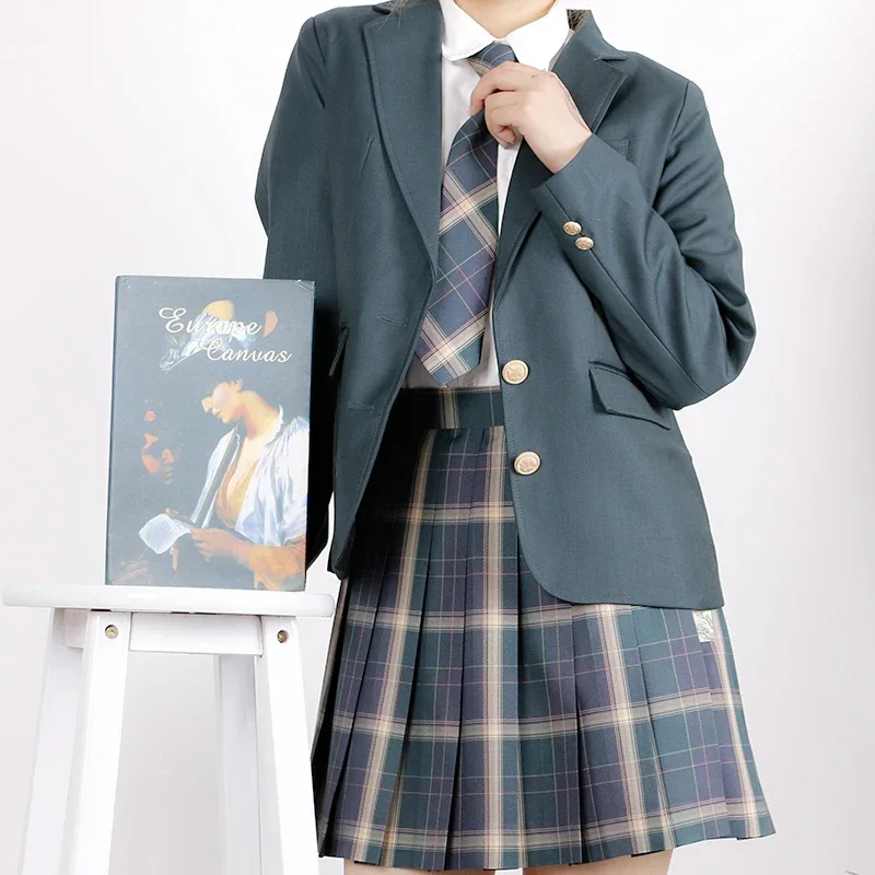 Promócia Uniforma Blazer pre ženy Cardigan JK Suit Coat Japanese Girl Kórejská stredná škola Študentka pre Seifuku Cosplay All-Match