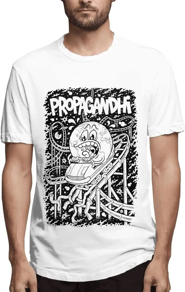 Propagandhi T košeľa pánske letné okrúhle výstrih krátke rukávy Tops