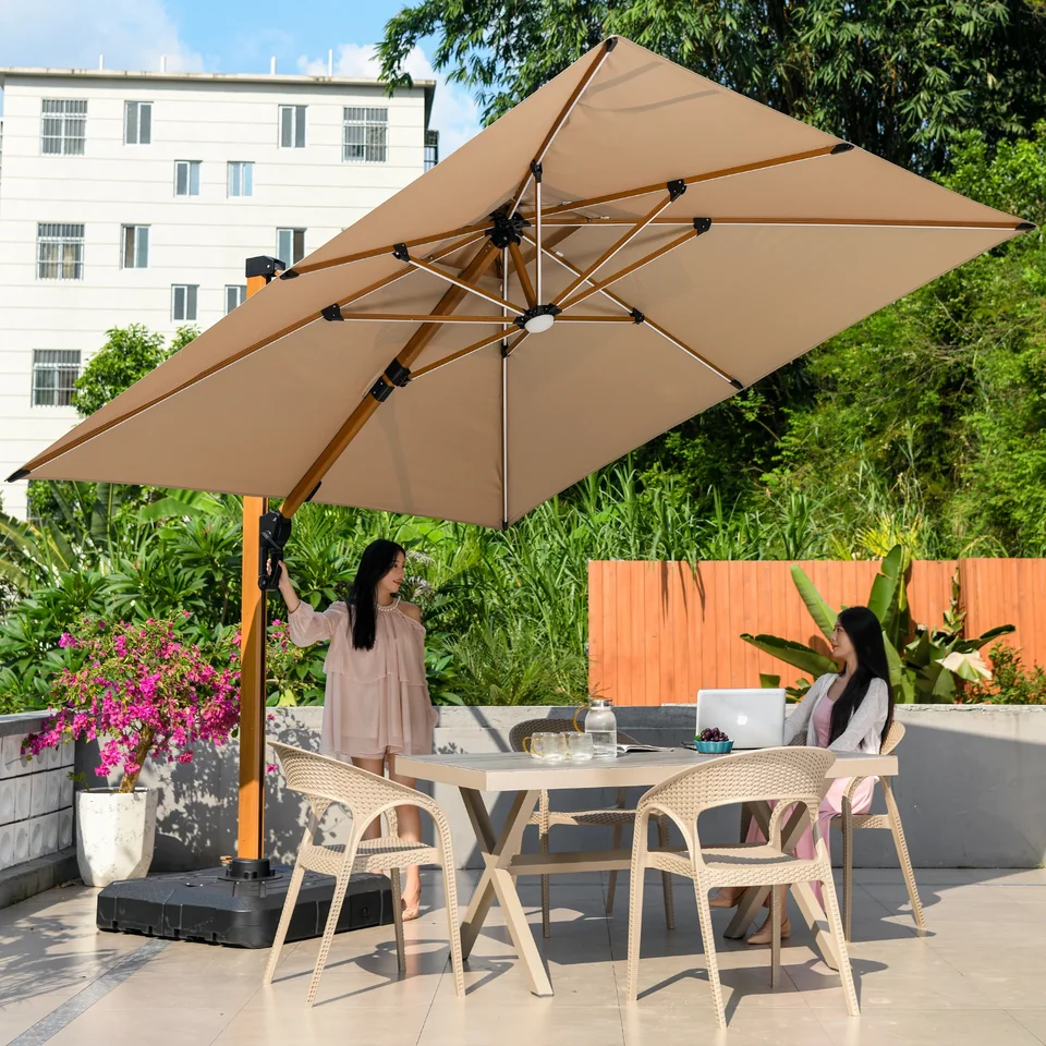 Propagačná reklama Windproof Outdoor Sun LED LIGHT terasa Rómov