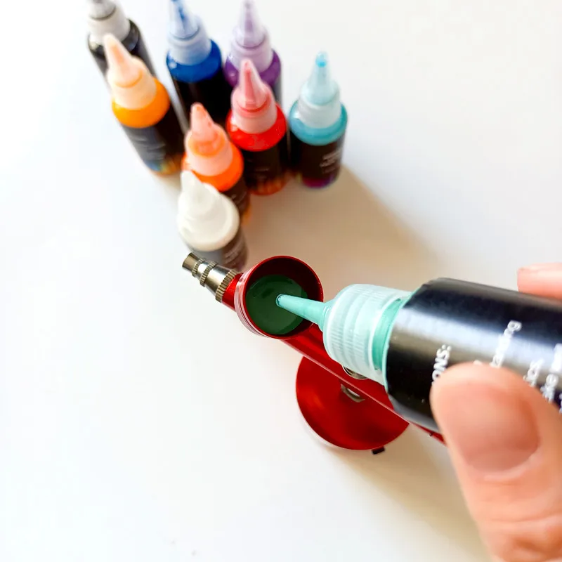 Propagačné 30 ml/fľaše striekajú pištoľ Voda Pigment DIY maľba vodou na báze tela lapanie dočasné tetovacie sprejové umenie