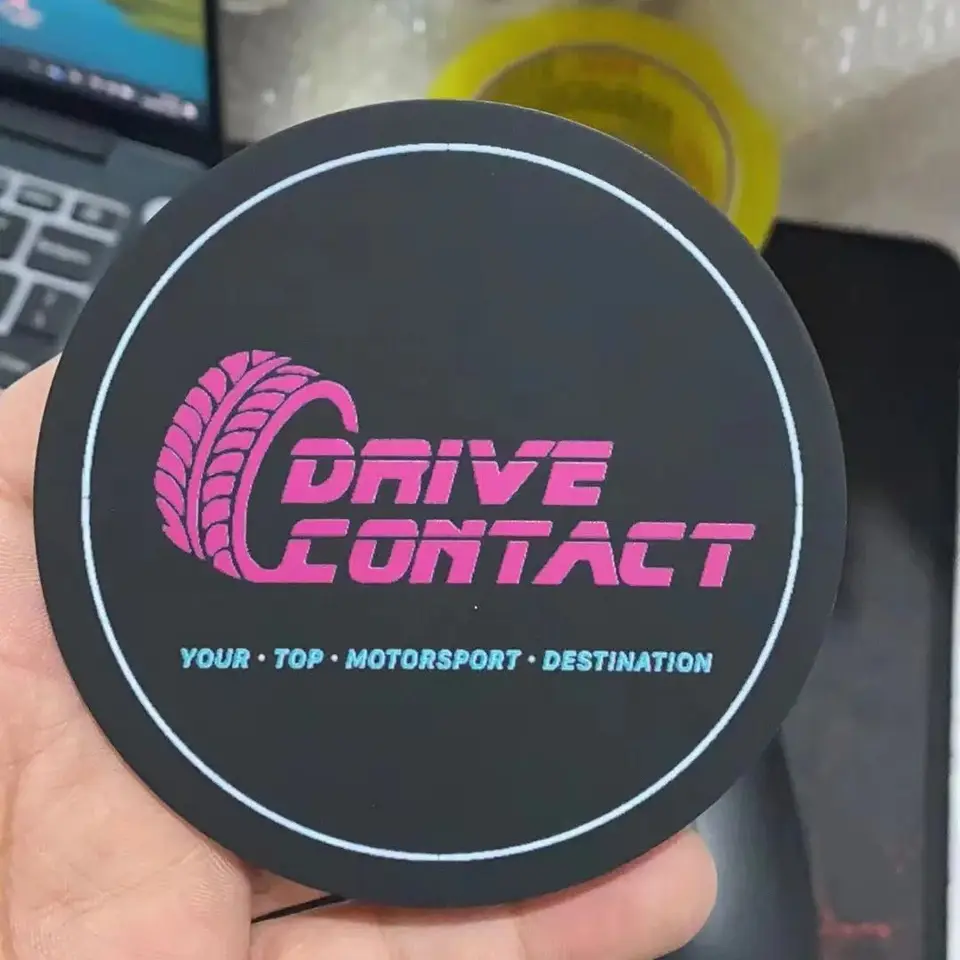 Propagačné darčeky vyradené a reliéfované poháre Coasters Soft Gumber Coasters jedáleň stolová stolová mata