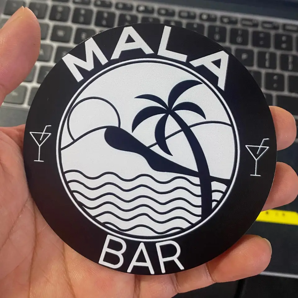 Propagačné darčeky vyradené a reliéfované poháre Coasters Soft Gumber Coasters jedáleň stolová stolová mata