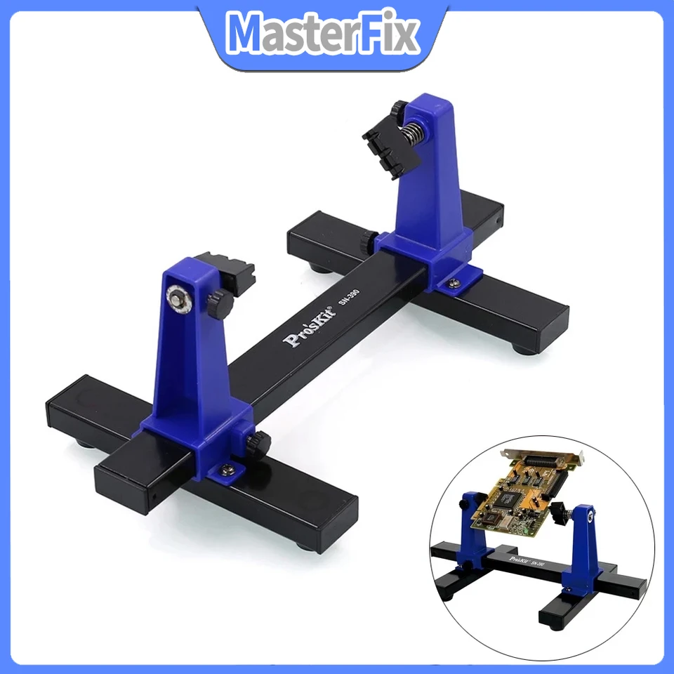Pro'skit SN-390 Nastaviteľný držiak PCB 360 stupňov Otáčanie Tlačeným obvodom