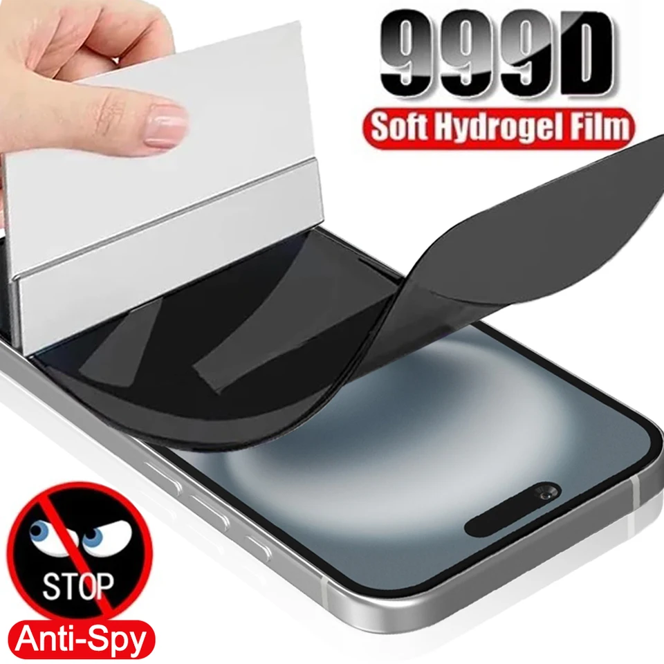 Protect obrazovky na ochranu súkromia pre iPhone 16 Promax/16 Plus/16 Pro Anti-Spy Soft TPU Hydrogel Films Shatterproof Covers for iPhone16