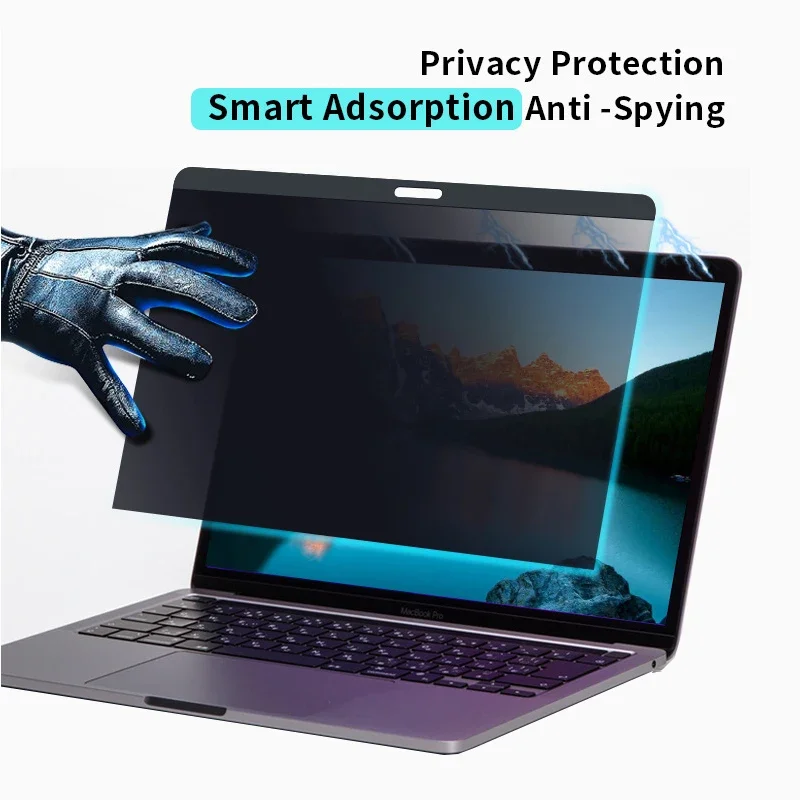 Protect obrazovky ochrany osobných údajov pre MacBook Air 13 13.6 A2681 15.3 2023 M3 Pro 14 16 M1 M2 A2779 A2780 Anti-SPY Magnetic Film Anti-PEEP