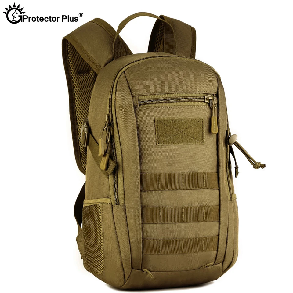 Protector Plus 12L Tactical Molle Backpack Deti vodotesný malý batoh Armed Rucksnack Assault Pack Rucksnack