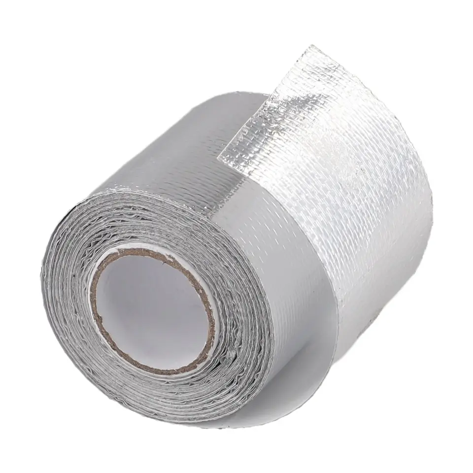 Protector páska Výmena striebra 5 metrov 50 mm príslušenstvo Automatické sklenené vlákno tepelný štít Výfuk prenosný prenosný