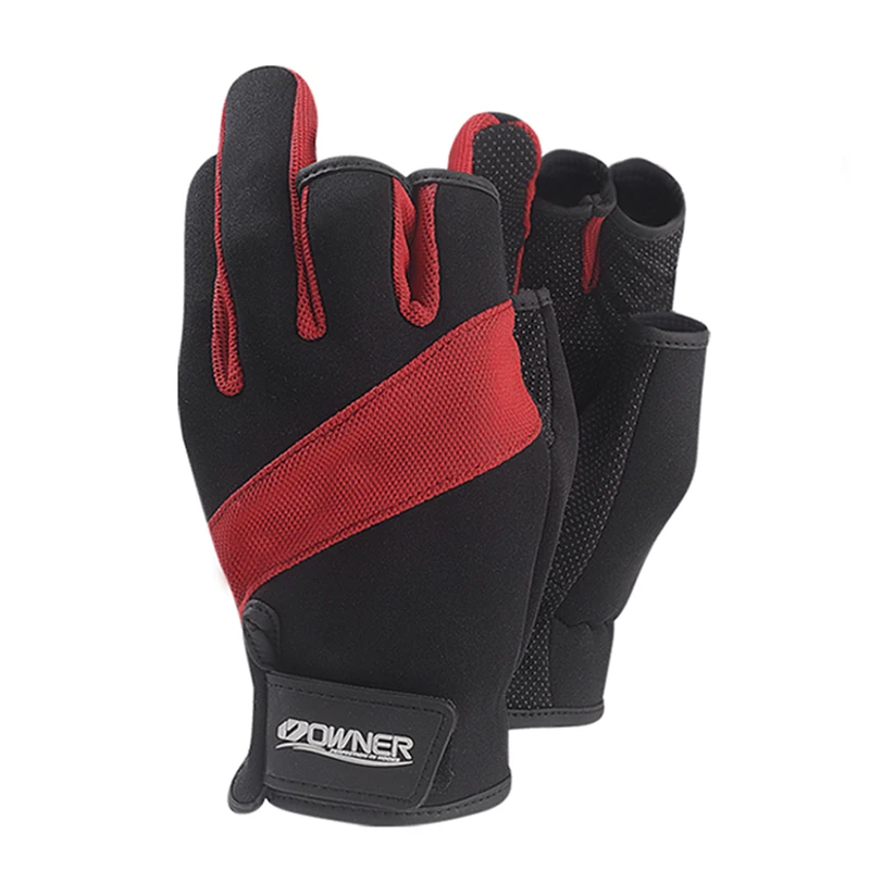 Proti rybárske rukavice proti sklzu proti rezaniu s dovážanou ovčou kožou s rezaným trom rybím zariadením Anti-Slip UV Wear Protection Sports