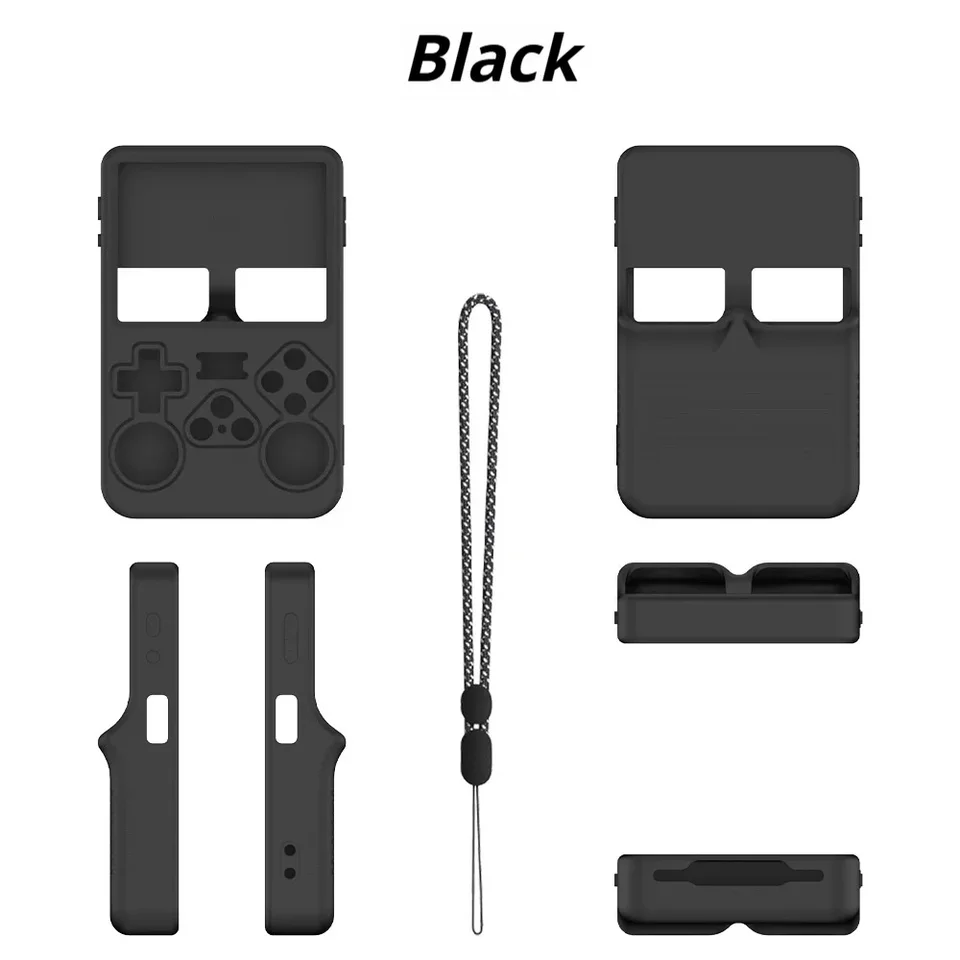 Proti-sklipový silikónový puzdro pre Anbernic R36S Console Soft Cover Cover Cover Cover Chráni