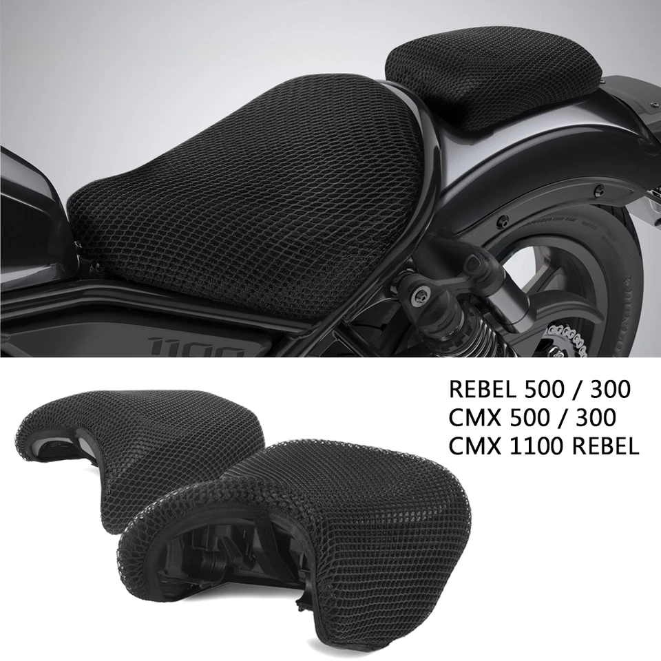 Proti-sklz 3D tkanina Tkanina Sedadla Priedušný vodotesný vankúš pre Honda Rebel CMX 500 300 2017-2020 CMX 1100 Rebel 2021