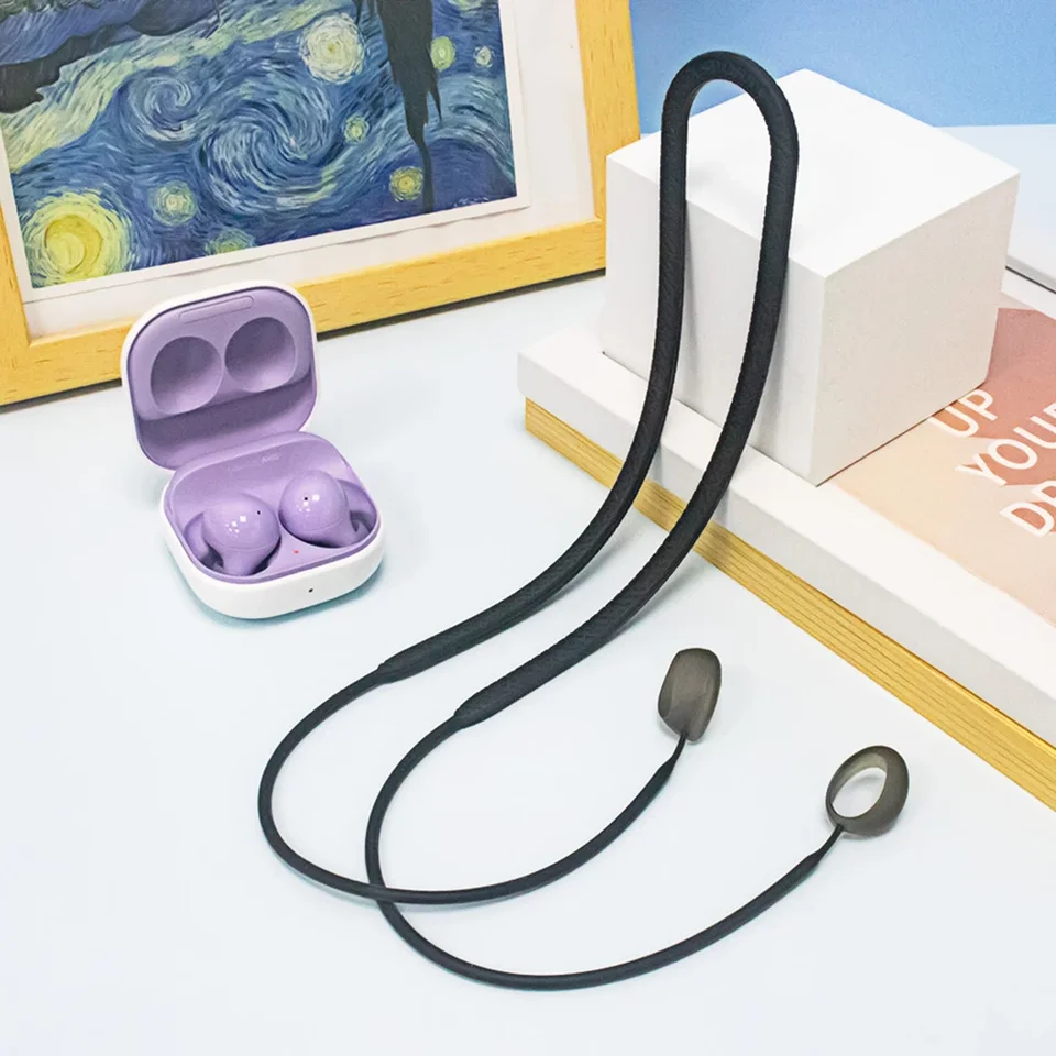 Proti-strašidelné slúchadlá na uši pre Samsung Galaxy Buds 2 držiak na slúchadlá lano kábla headet
