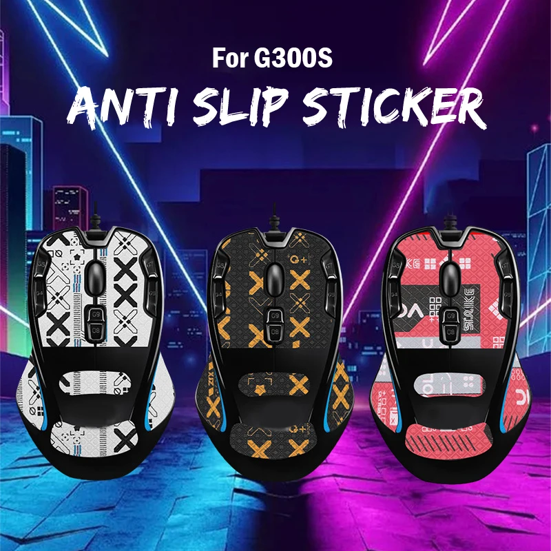 Protišmyková gripová páska na kate pre G300S Gaming Mouse Suck Pow Sticker pre počítač E-Sports Gamer