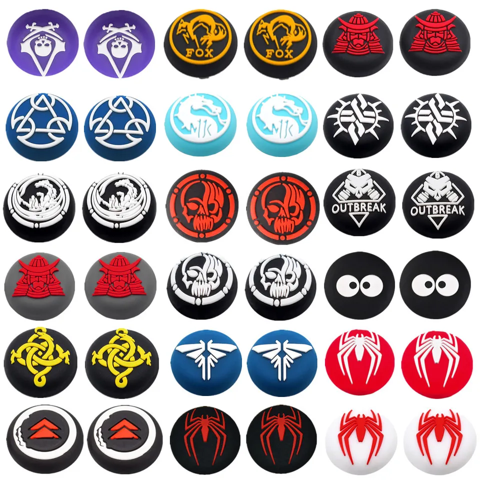 Protišmykové silikónové čiapky Talky Talky Grip Caps pre PlayStation 5 PS5 PS4 PS4 Slim PS3 Xbox Series X/S One 360 ​​ovládač ovládača Joystick