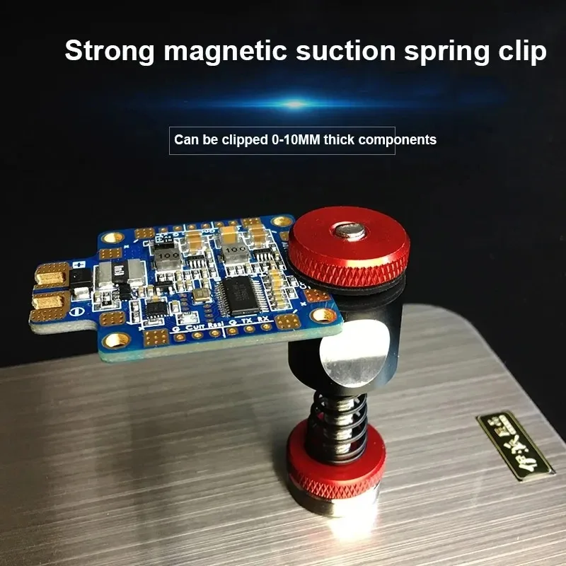 Prouks Strong Magnetic Sacking Spring Clamp Clam Universal PCB držiak na dosku Circuit Board Elektronická opravárenská platforma spájkovacia platforma