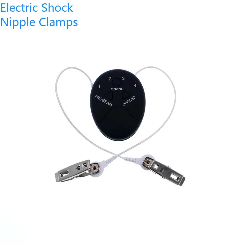 Prsné bradavky elektrické šokové bradavky svorky Stimulácia Stimulácia Massager sexuálne hračky pre páry masturbácia sexuálne výrobky príslušenstvo