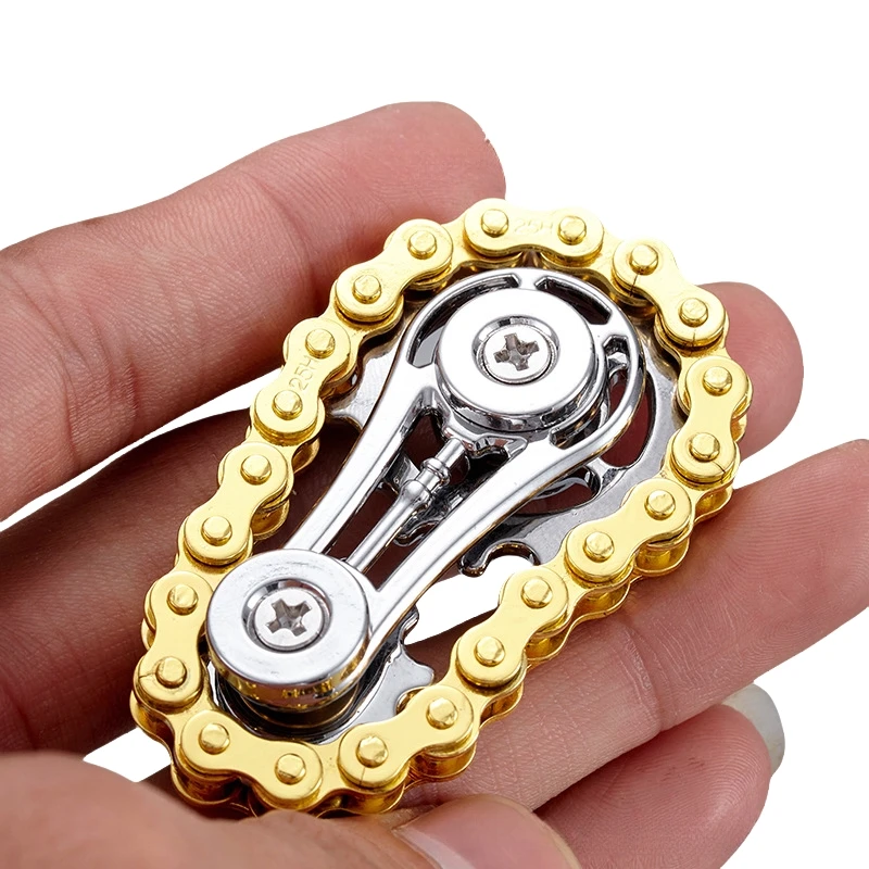 Prsty Gyro Mechanical Cover Crowher Flywheel Deti Dospelé dekompresné hračky pre deti proti stresu točenie špičkového gyroskopu
