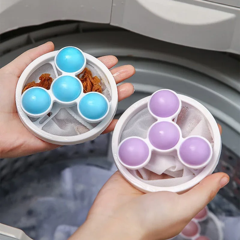 Práčka na vlasy filter meshbagy plávajúce petfur chĺpky na chĺpky Človek opätovne použiteľné sieťové špinavé kolekcie Collect Cleaningball