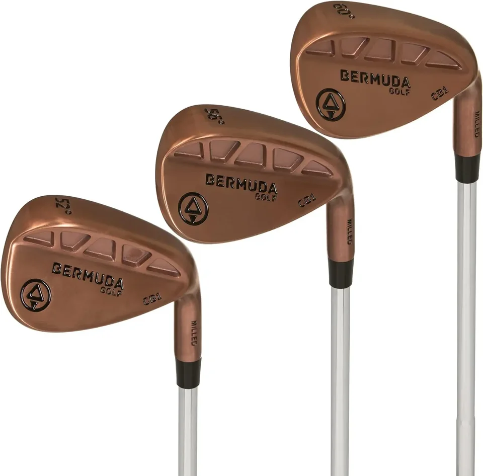 Prémiový golfový klin pre mužov - 52 56 60 stupňov golfových klinách - dizajn dutiny s plnou mletou tváre pre viac rotácie a