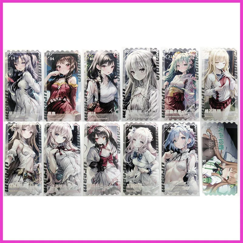Príbeh anime bohyňa Príbeh vzácnych hračiek refrakčné bleskové karty Hayase yuka tifa hatsune hračky pre chlapcov pre chlapcov