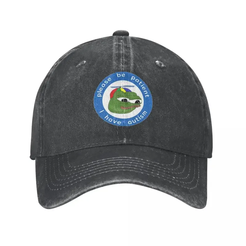 Príležitostne buďte trpezliví, mám autizmus baseballové čiapky unisex v štýle zúfalého umyla Snapback klobúk letný klobúk s klobúkom