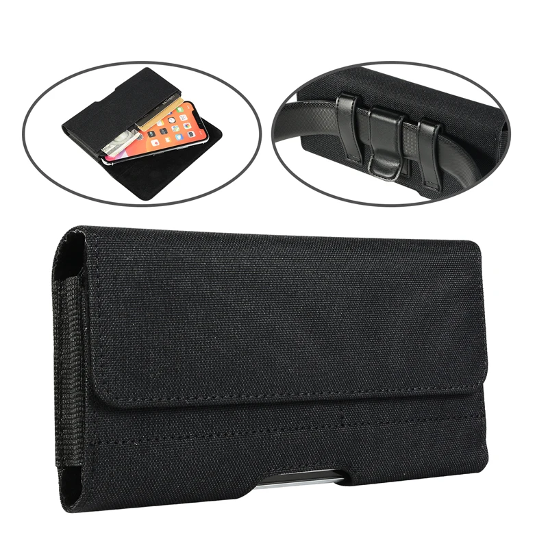 Príležitostné vrecko na telefón pre Samsung S25ultra/ S24ultra/ S24fe/ S23ultra/ S22ultra Case Belt Clip Holster Oxford Clock Cover Cover