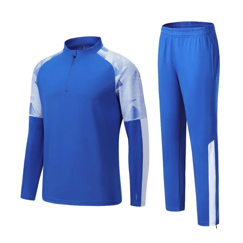 Príležitostné športy s dlhým rukávom Futbalový výcvik Tričko s dlhým rukávom Tričko Half Pants Combinácia Jersey Podpora výtlačok Číslo