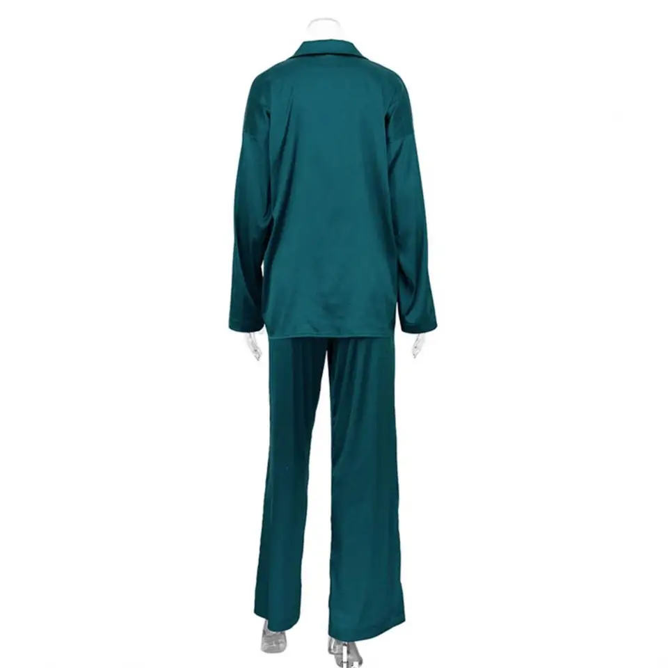 Príležitostné ženské obleky Elegantné dámske obchodné obleky súpravy s dlhým rukávom s kabátmi široké nohavice Formálne kancelárske opotrebenie pre profesionálov
