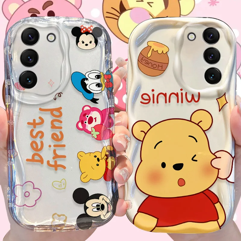 Prípad Disney Mickey pre Samsung Galaxy S24 S23 S22 S21 Ultra Plus S20 Fe A73 A72 A71 A55 A54 5G A53 A52 A51 4G A50S A50 A50