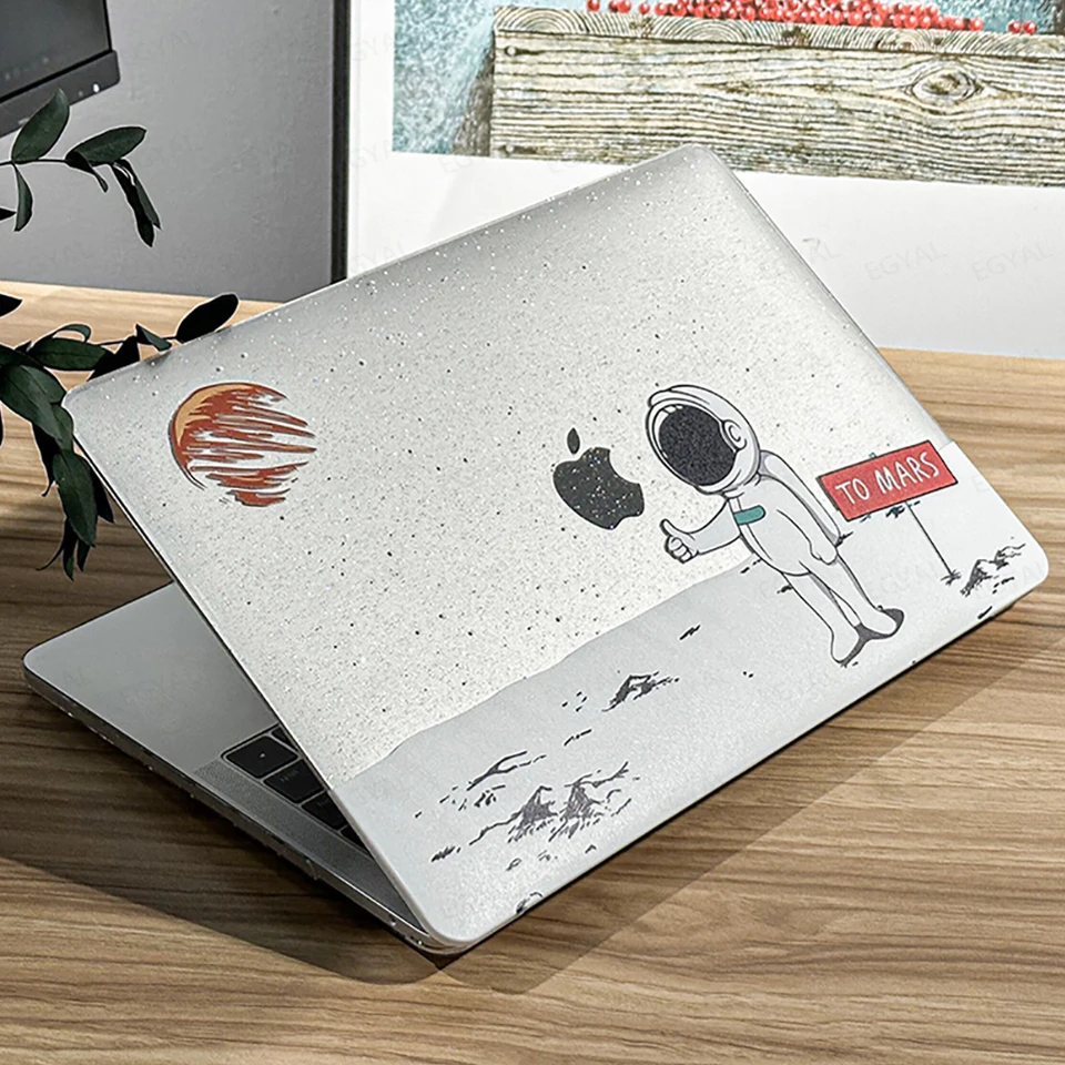 Prípad egyal laptop pre MacBook Pro 13 M2 2022 Cover M1 A2338 2020 PRO 16 M3 Tvrdý škrupina pre vzduch 13.6 15.3 A2941 Leskiny