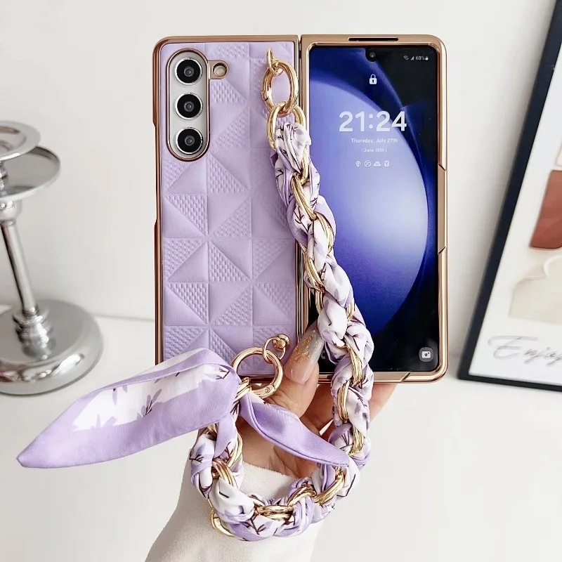 Prípad koženého telefónu na zápästie pre samsung galaxy z sklada