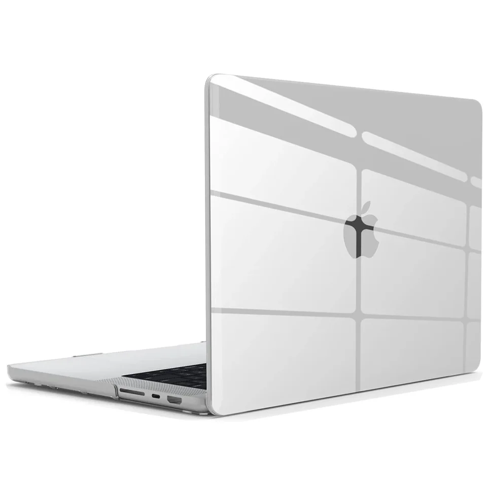 Prípad pre MacBook Pro 14 palcový prípad 2024 2023 M3 A2918 A2992 M2 A2779 M1 A2442 Pro/Max, Hardshell Casef (2024-2021), CrystalClear,