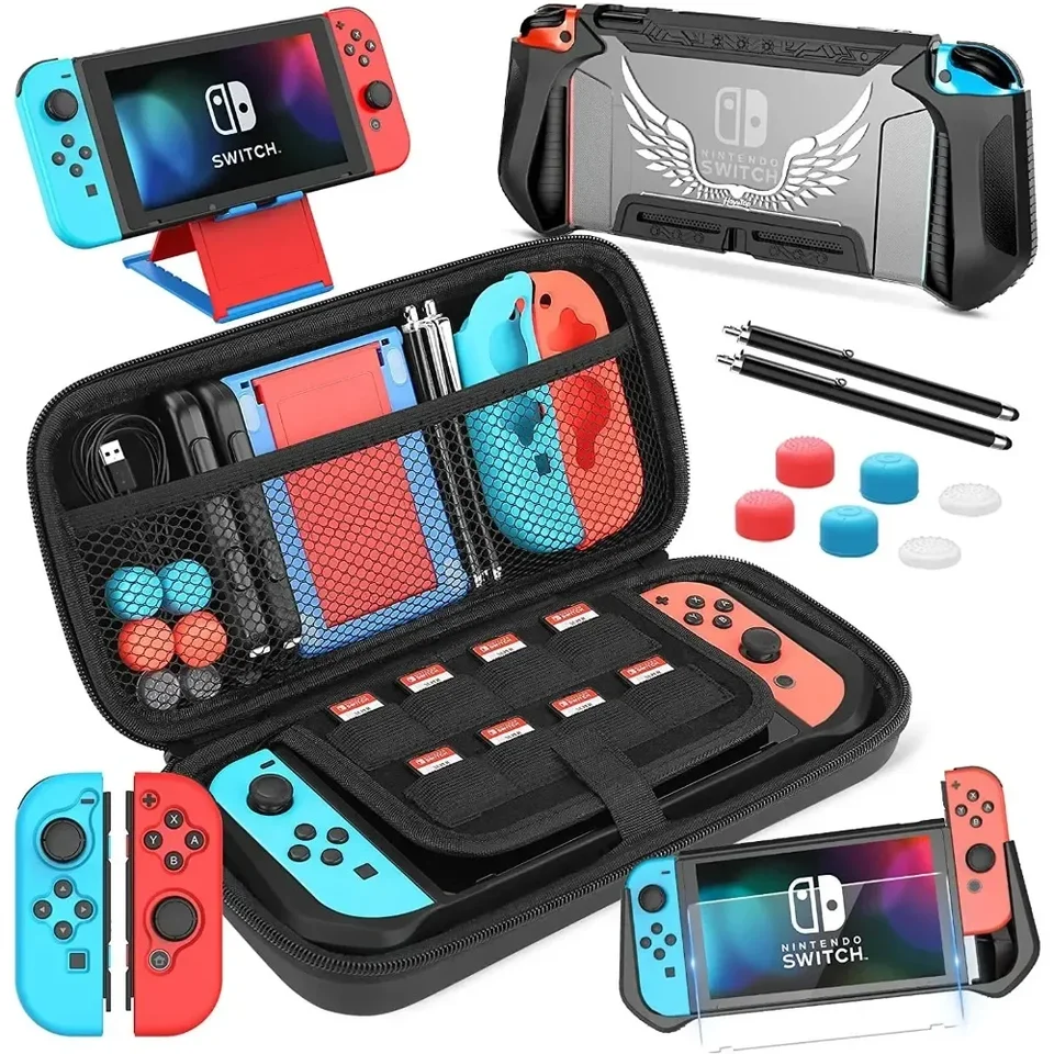 Prípad pre puzdro na prepravu Nintendo Switch pre Nintendo Switch Console Accessories Prepínač cestovného puzdra s ochranným puzdrom TPU
