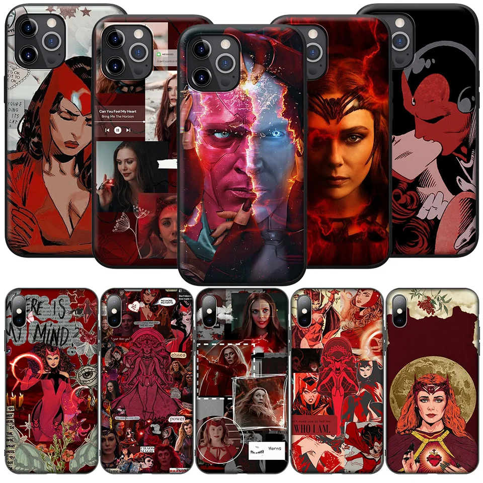 Prípad pre Samsung Galaxy A01 A02 A03 A03S A10 A10S A20S A30 A30S A50S A50S A70 M02 M21 M31 M51 JA75 Marvel Scarlet Witch