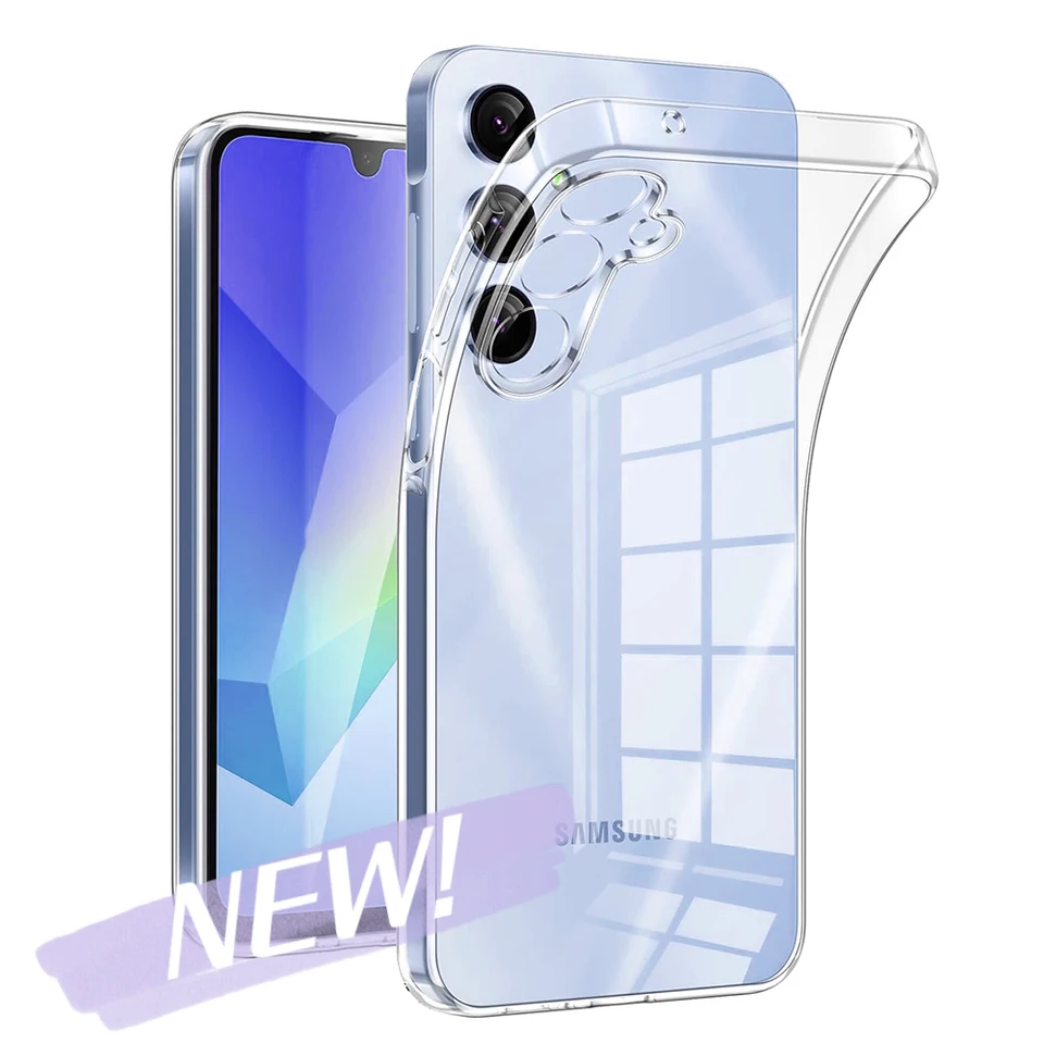 Prípad pre Samsung Galaxy A06 A16 A26 A36 A56 A15 A25 A35 A55 A14 A24 A34 A54 Silikónový ultra tenký slečny zadný kryt Slim Phell telefónu