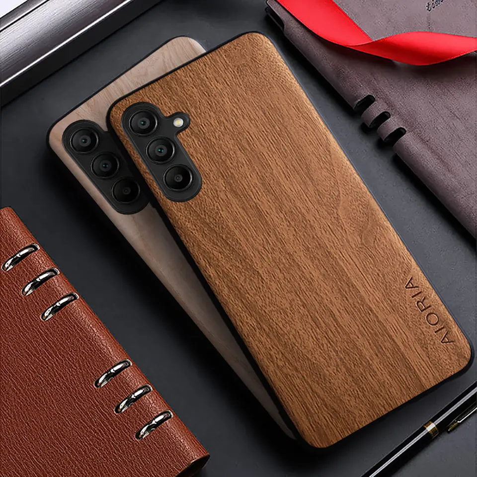 Prípad pre Samsung Galaxy A16 A36 A26 A56 A06 A14 A34 A54 A13 A24 A05 A05S A35 A25 Bambusový kryt dreva Bambusu pre puzdro Galaxy A56
