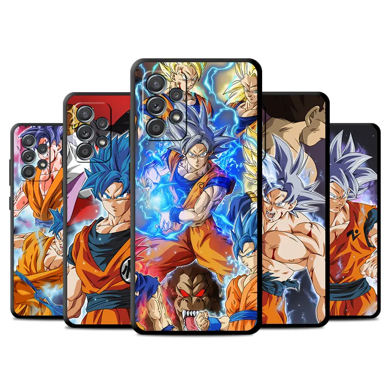 Prípad pre Samsung Galaxy A52 A53 A54 A12 A13 A51 A14 A23 A24 A34 A71 A22 A32 A02 A03 A04 A31 Telefónový kryt telefónu Super D-DBZ Anime G-GOKU
