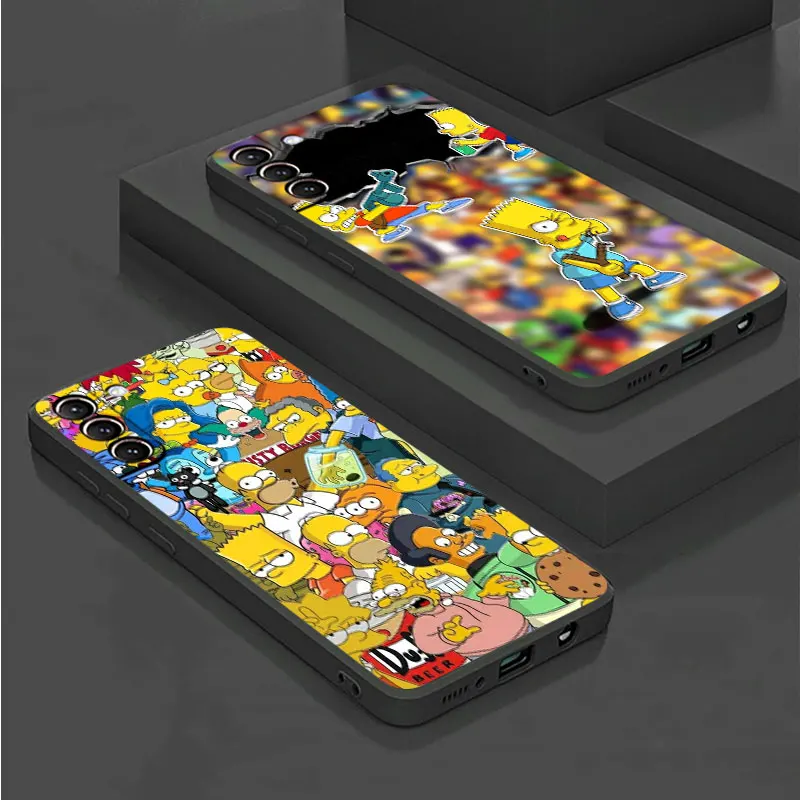 Prípad pre Samsung Galaxy S23 Fe S22 S20 Fe S23 Ultra Note 20ultra 10Plus S21 S24 S22 5G Cover Luxury Simpson Homer Duff Beer Cool Cool