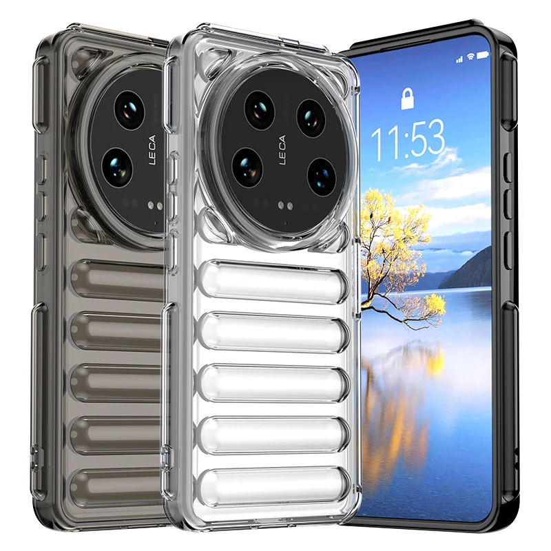 Prípad pre Xiaomi 14 Ultra Cover pre Xiaomi 14 Ultra Shell Bumper Anti-Drop Soft Silikone Back Puzdro pre Xiaomi 14 Ultra 5G