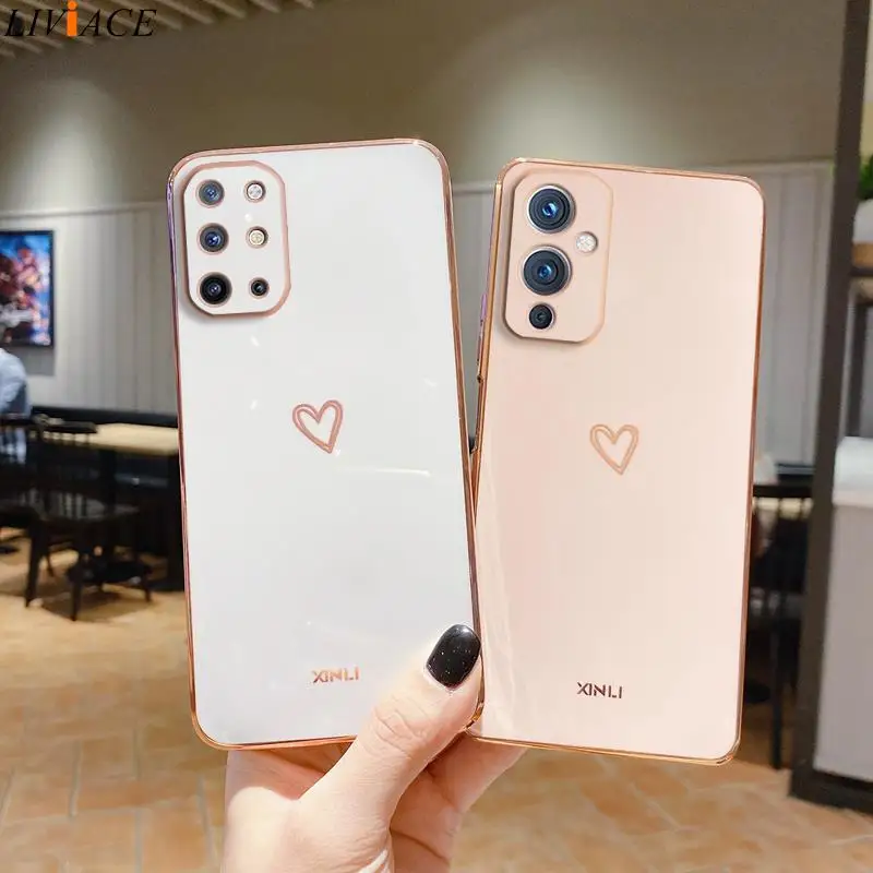 Prípad s srdcom Luxury Masting Love On OnePlus 8T 9 10 ACE PRO 9R 9RT 5G ONEPLUS8T ONEPLUS9 ONEPLUS10 LUXURY FONDAS