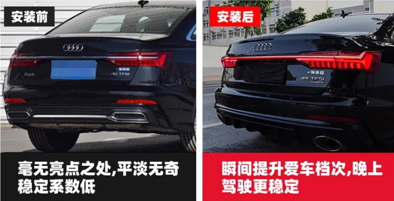 Prípad stylingu automobilov pre Audi A6L A6 2019 2020 Taillights Audi A6 Tatilights LED TACK LED LED LED zadné lampy Certa Taillight Automobil