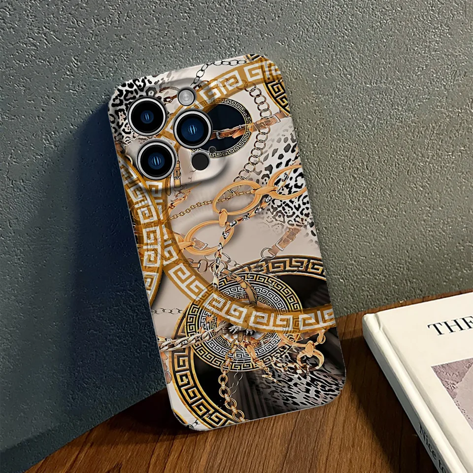 Prípady luxusných módnych telefónov Ochranné obaly Úplné krycie klávesy Presné diery zodpovedajúce nové mobilné telefóny pre Apple iPhone