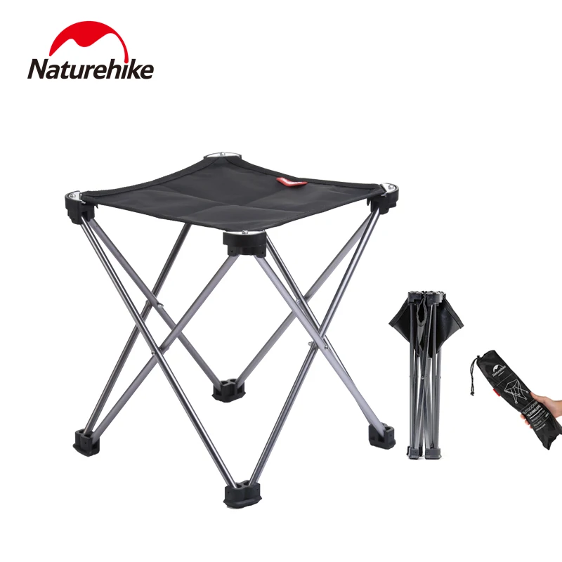 Príroda kemping prenosné skladacie stoličky Ultralight hliníkovej zliatiny Storage stoličky