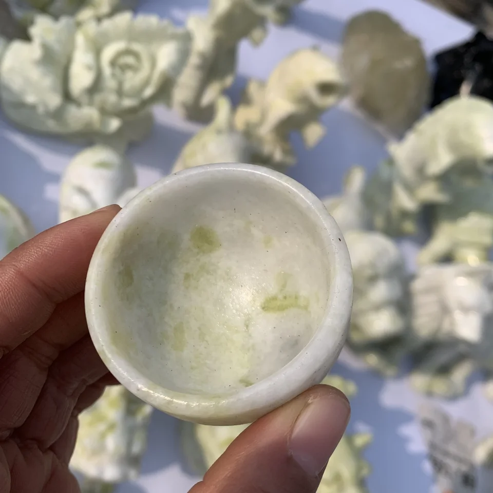 Prírodná jadrá malá misa Gemstone Crystal Bowl