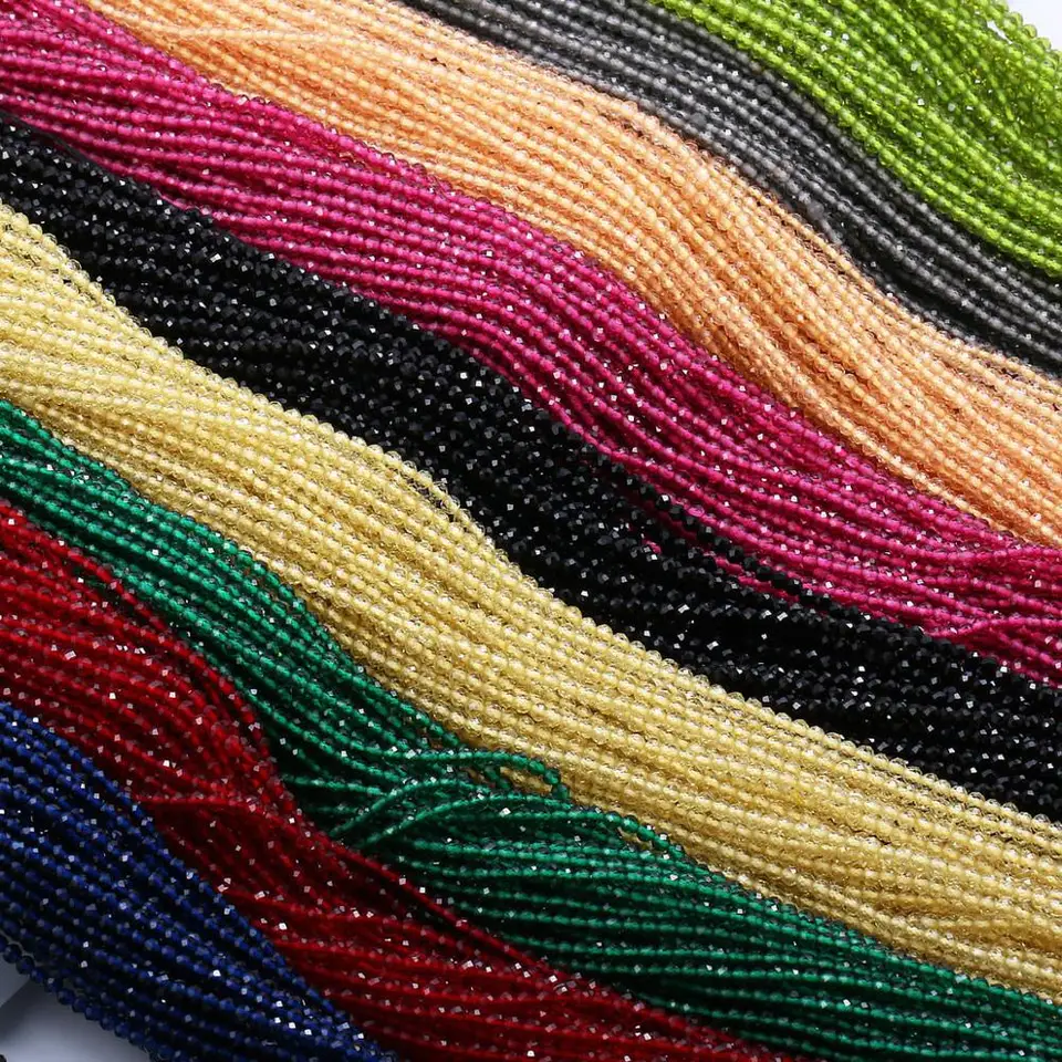 Prírodné archáty kamenné korálky Spinels Section Small Phels DIY na výrobu náhrdelníka náramku 38 cm predaj 2/3 mm