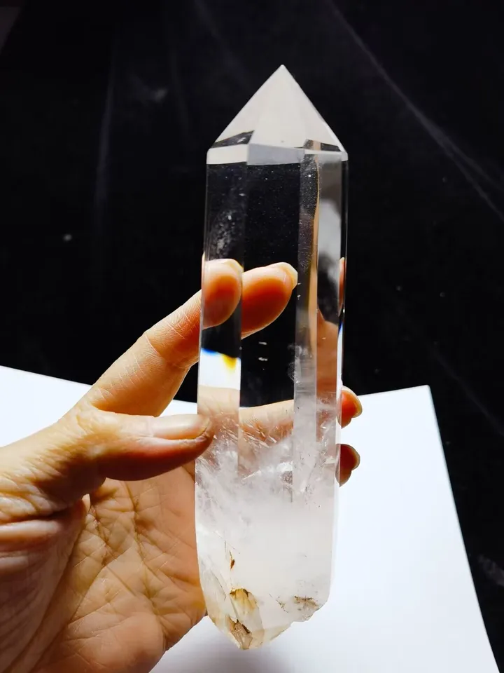 Prírodné himaláje číry kremeň krištáľový bod meditácie reiki uzdravenie lemuriánskej palice ozdoby domáci výzdoba darček
