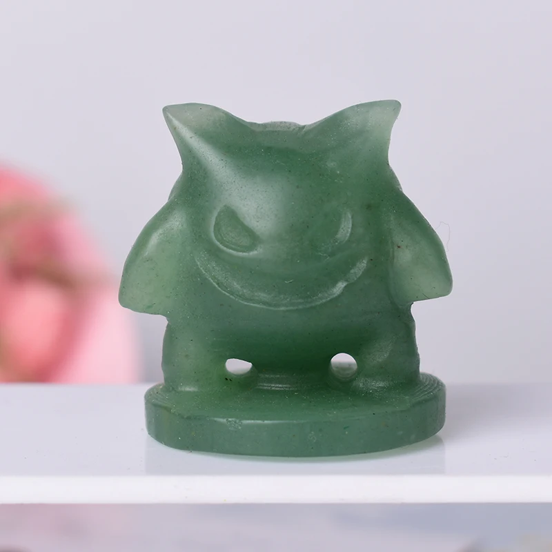 Prírodné krištáľové kamenné kreslené figuríny figurín kameň reiki leštené remeslá Malé dekorácie Domáce dekorácie Vianoce súčasný suvenír