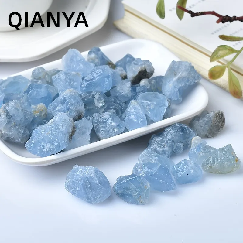 Prírodné nebeské krištáľové drsné kamene surové minerálne skalné štrk Rolling Stone Healing Reiki Meditácia akvárium dekorácie darček