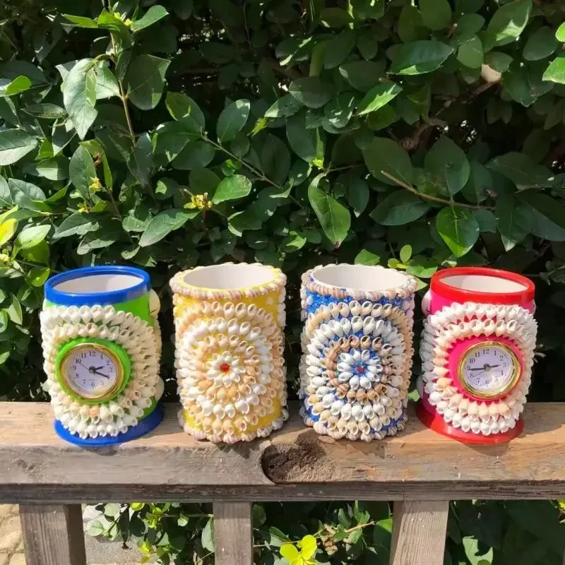Prírodné rušné pero s rukavicami Conch Per Crafts Ozdoby prímorská dovolenka Kreatívne darčeky pre najlepších priateľov a narodeninové darčeky pre deti