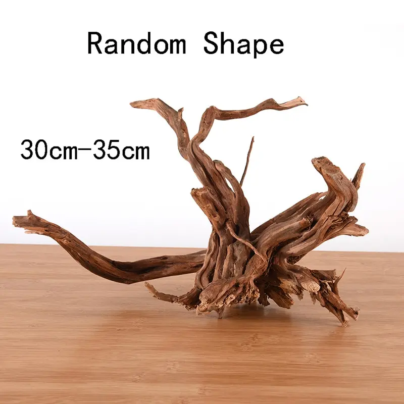 Prírodné stromové kmeň Driftwood Fish Tank Driftwood Driftwood Akvárium Rybie nádrž na akvárium Decoration Domáca stolná dekorácia náhodne
