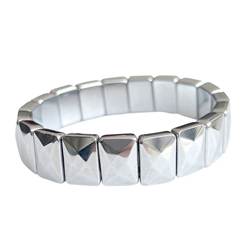 Prírodný terahertz kamenný náramok pre ženy pre mužov Energy korálky náramok krása darček Gemstone-živý terahertzový vlnový búda